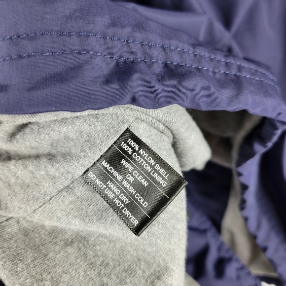 American Giant Coach's Stadium Jacket Nylon Drawsting Button Up Light Jacket - Picture 9 of 9